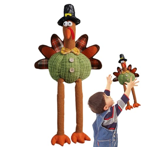 Plüschtier mit Füllung, Plüschspielzeug für Kinder, Thanksgiving, 24,9 cm (9,8 Zoll), Plüschtiere für Kinder, Heimdekoration mit Cartoon-Figur von Generic