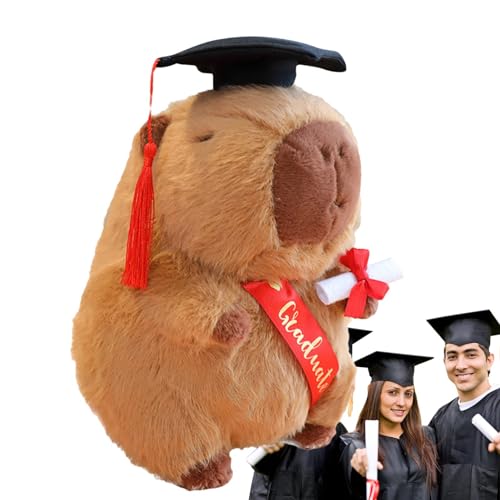 Plüschtiere, Cherished-Kollektion, 24,9 cm (9,84 Zoll), Plüschspielzeug, Plüschpuppe mit Abschlusshut | Mehrzweck-Plüschtier Glückwunsch von Generic