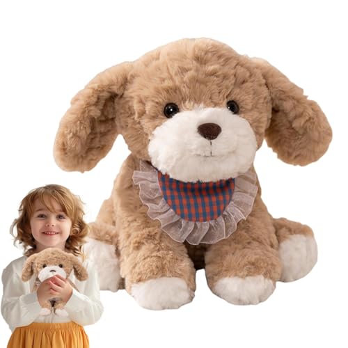 Plüschtiere für Hunde, Plüschhunde - Plüschtier für Welpen mit gefülltem Schal 9,84 Zoll, Plüschtiere für kleine Hunde, Umarmungskissen, Plüschtier für Hunde für Fans Plüschtiere für Hunde, Plüschhunde - Plüschtier für Welpen mit gefülltem Schal 9,84 Zoll, Plüschtiere für kleine Hunde, Umarmungskissen, Plüschtier für Hunde für Fans von Generic