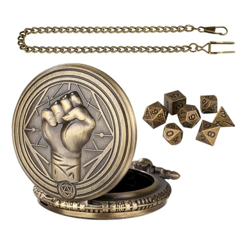 Pocket Dice Holder - Würfel Fall Für Taschenuhr, Taschenuhr Würfel Spiel Faustmodell | Metall Würfel Mit Taschenuhr, Vintage Taschenuhr Zubehör Enthalten Für Pocket Dice Holder - Würfel Fall Für Taschenuhr, Taschenuhr Würfel Spiel Faustmodell | Metall Würfel Mit Taschenuhr, Vintage Taschenuhr Zubehör Enthalten Für von Generic