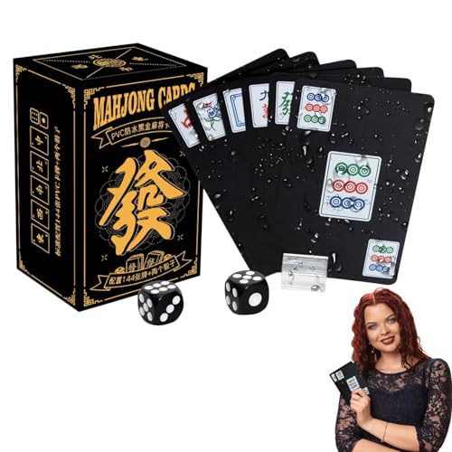 Pocket Mahjong Spiel | min Solitärspiele - Mahjong-Karten für Senioren und Erwachsene, perfekt für den freien Außenbereich, Reisen, Entspannungsmomente mit Freunden im Park Pocket Mahjong Spiel | min Solitärspiele - Mahjong-Karten für Senioren und Erwachsene, perfekt für den freien Außenbereich, Reisen, Entspannungsmomente mit Freunden im Park von Generic