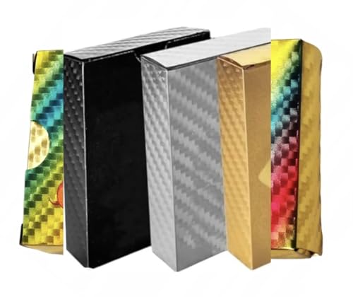 Poke-mon Karten 220 pcs, Gold, Silber, Regenbogen und Schwarz, Sammelkarten Set von Generic
