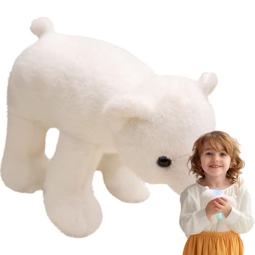 Polar aus Plüsch, Eisbär-Plüschspielzeug – Plüschtiere aus Eisbär mit LED-Lichtern | Dekoration für Handgelenkkissen, weich, schöne Dekoration für Polar aus Plüsch, Eisbär-Plüschspielzeug – Plüschtiere aus Eisbär mit LED-Lichtern | Dekoration für Handgelenkkissen, weich, schöne Dekoration für von Generic