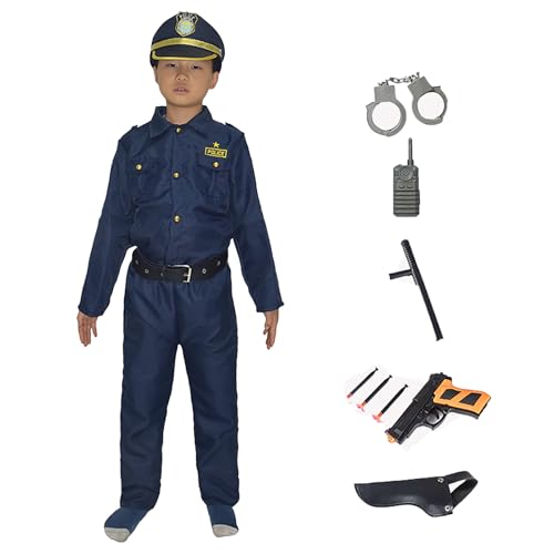 Polizist Kostüm für Kinder Cop Kostüm für Mädchen Dress Up Halloween Cosplay Geburtstag Babykleidung Mädchen Neugeboren Polizist Kostüm für Kinder Cop Kostüm für Mädchen Dress Up Halloween Cosplay Geburtstag Babykleidung Mädchen Neugeboren von Generic