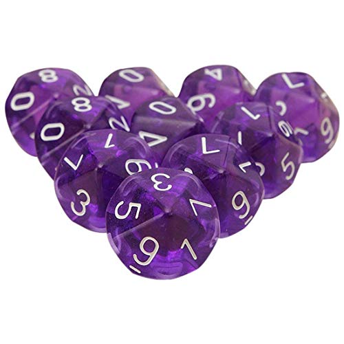 Polyhedral Dice Set, 10 Pack for DND, MTG, RPG, Dungeons and Dragons Dice Game, Table Games, Acrylic Dice Polyhedral Dice Set, 10 Pack for DND, MTG, RPG, Dungeons and Dragons Dice Game, Table Games, Acrylic Dice von Generic