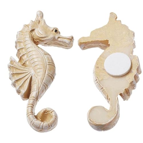 Polyresin Dekorationen - Seepferdchen 2 Stück - 50 mm von Generic