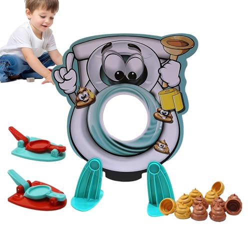 Poop Toy Scherzartikel-Set für Kinder mit Kothauf: interaktive Knebel für das Badezimmer, neuartige Kreativität, interaktives Brettspiel, Spielzeugknebel und Brom-Spielzeug von Generic