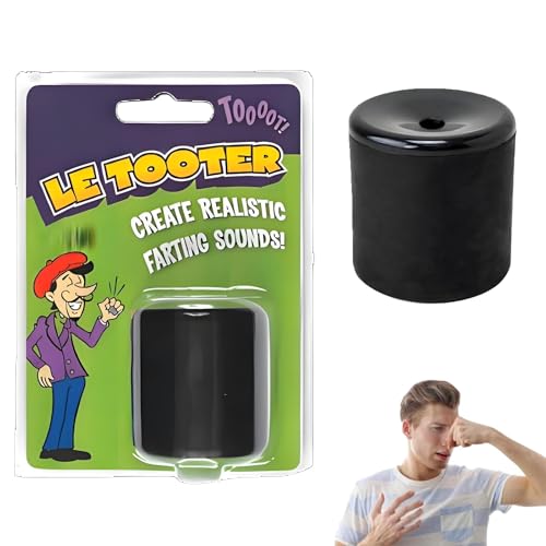 Pooter Furz Spielzeug, Neuartige Quetsch-Pooter-Furzmaschine, Streich-Furz-Geräuschmacher, Party, Geburtstag, Scherzgeschenk(Black) von Generic