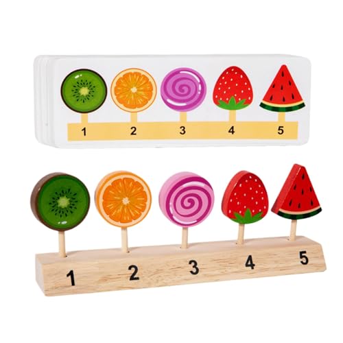Popsicle Spielzeug für Eiscreme, Eiscreme-Spielzeug, aus Holz, um so zu tun, als würde man spielen | sicheres und harmloses Lernspielzeug für Geburtstag, Weihnachten, Party und Neujahr Popsicle Spielzeug für Eiscreme, Eiscreme-Spielzeug, aus Holz, um so zu tun, als würde man spielen | sicheres und harmloses Lernspielzeug für Geburtstag, Weihnachten, Party und Neujahr von Generic