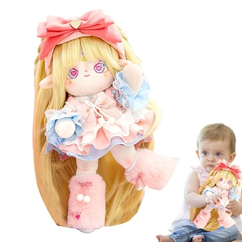 Positive Plüschfigur | Anime-Plüsch-Skelett aus Plüsch, Kleidung | Anime-Mädchen zum Sammeln, 30 cm, verbessert die Koordination und interaktive Eigenschaften von Generic