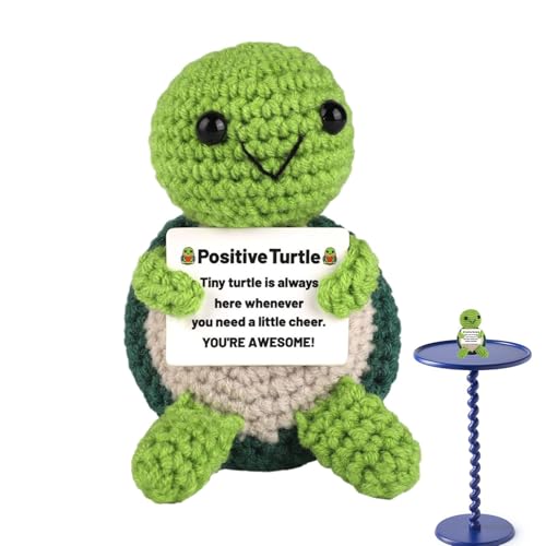 Positive gehäkelte Schildkröte - Amigurumi niedliche Schildkröte, gehäkelte Figur | Handgemachte Schildkröte, Heimtextilien für Kinder, personalisierte Schildkröte Geschenk, positive Häkelarbeit Positive gehäkelte Schildkröte - Amigurumi niedliche Schildkröte, gehäkelte Figur | Handgemachte Schildkröte, Heimtextilien für Kinder, personalisierte Schildkröte Geschenk, positive Häkelarbeit von Generic