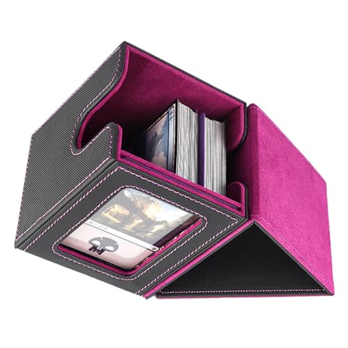 Präsentationsbox – Commander, Kartenetui für Commander Deck mit Eisen, magnetisch, hält bis zu 100 Spielkarten. Multifunktionale Box für Kristalle von Generic