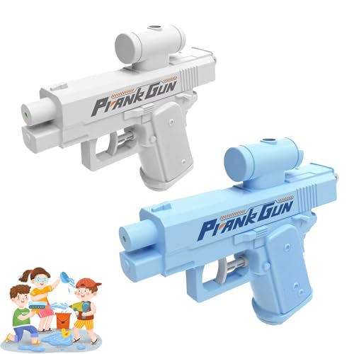 Prank Two-Way Water Gun, Front and Back Water Spray, Reverse Water Surprise Water Gun, Add Funny Atmosphere, Novelty Toys for Parties and School Pranks (2PCS-BW) von Generic