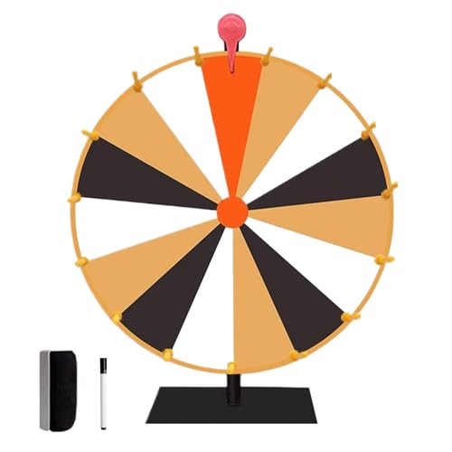 Preisradspinner, Drehrad für Preise - Buntes Preisrad mit Ständer - Tischplatten-Roulette-Spinner des Glücks Spin The mit Löschen, 10/15 Slots Game Spinner Rad Preisradspinner, Drehrad für Preise - Buntes Preisrad mit Ständer - Tischplatten-Roulette-Spinner des Glücks Spin The mit Löschen, 10/15 Slots Game Spinner Rad von Generic
