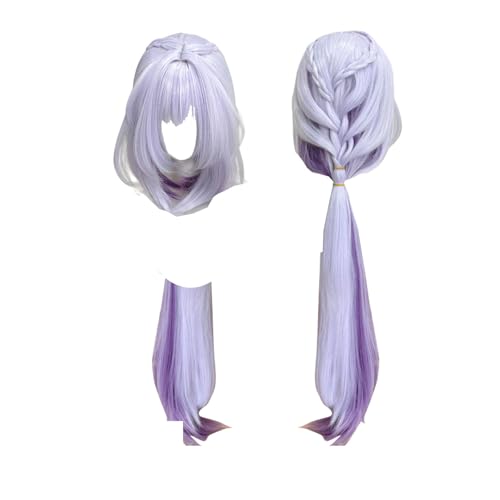 Premium Cosplay Kostüm Komplettset, Anime Outfit mit Perücke + Zubehör für Party Halloween (XS-3XL) Wigs,L von Generic