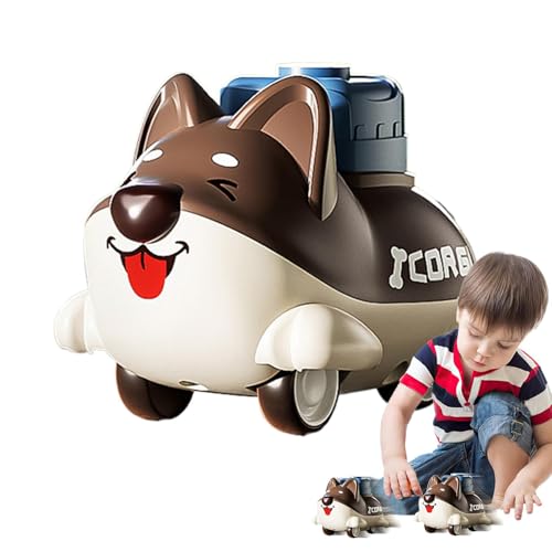 Press Car Toy, Push and Go Car Toy – Press-and-Go-Autospielzeug für Hunde – Das Rennauto für das Autospielzeug vor Reibung des Kindes Press Car Toy, Push and Go Car Toy – Press-and-Go-Autospielzeug für Hunde – Das Rennauto für das Autospielzeug vor Reibung des Kindes von Generic