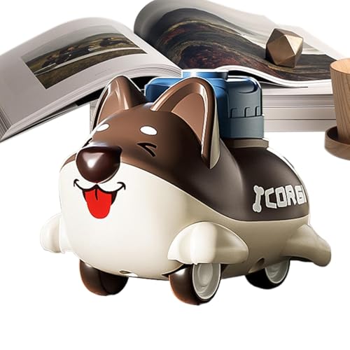 Press Car Toy, Push and Go Car Toy | Press and Go Hundespielzeug – Reibungsgetriebenes Rückwärtsfahrzeug für Kinder ab 3 Jahren Press Car Toy, Push and Go Car Toy | Press and Go Hundespielzeug – Reibungsgetriebenes Rückwärtsfahrzeug für Kinder ab 3 Jahren von Generic