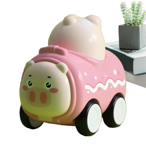Press and Go Autospielzeug, Trägheit Auto Spielzeug | Auto Spielzeug für Kleinkinder, niedliches Spielzeug für Auto, Spielzeug für Autos, kleines Spielzeug zum Ziehen von Generic