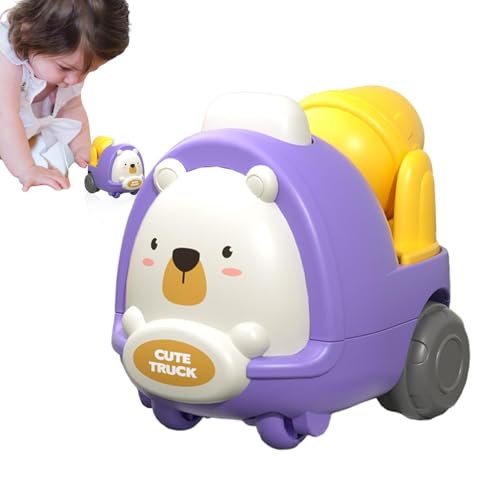 Press and Go Car Toys, Spielzeugautos zum Zurückziehen - Rückwärtsziehen und Vorwärtsfahren Tier-Rennwagen für Kinder, Eltern-Kind-Interaktion, Lernen und Bildung von Generic