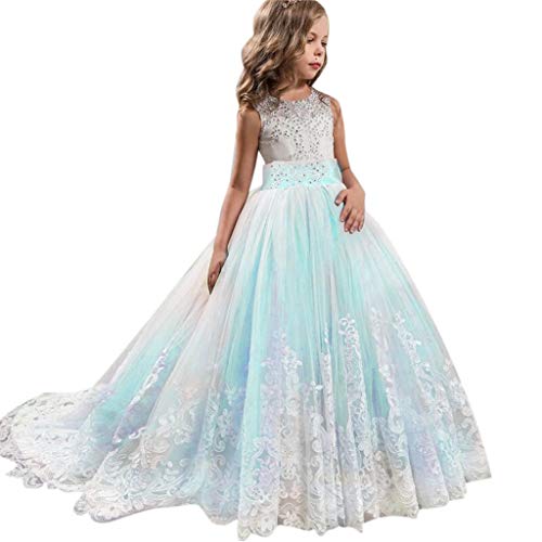 Prinzessin Tutu Kleid Karneval - Party Brautkleid Prinzessin Chuck Top Top Girl Party Kleidung & Rock für Kostümpartys Tanz (Blue, 4-5 Years) von Generic