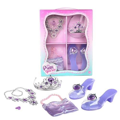 Prinzessinnenschuhe Set für die Kleinsten Verkleiden und so tun, als würden Sie spielen, verkleiden Sie das Prinzessinnenspielzeug von Generic