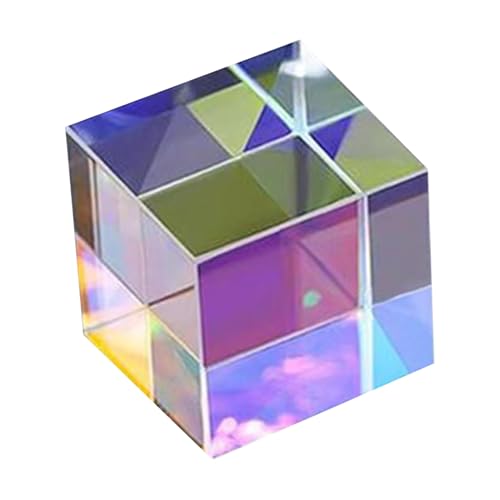 Prisma in – Sonnenfänger-Anhänger, Regenbogen-optisches Glas | Prisma für Experimente der Lichtphysik, dekorativer Sonnenfänger für Innenräume und Räume Educat von Generic