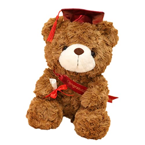 Prüfung Bär - Prüfung Geschenke Teddybären | Plüsch Plüschtiere Spielzeug | Stofftierpuppe, Plüsch mit Abschlussmütze und Diplom, Abschlussgeschenk Bär für Tischregal Absolventen G Prüfung Bär - Prüfung Geschenke Teddybären | Plüsch Plüschtiere Spielzeug | Stofftierpuppe, Plüsch mit Abschlussmütze und Diplom, Abschlussgeschenk Bär für Tischregal Absolventen G von Generic