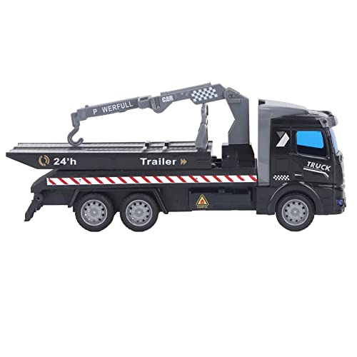 Pug -Back -Push Autospielzeug, Kleines Vielseitiges Leichter Transportfahrzeugmodell Bauchmuskeln für Geschenke (Flachkopf) von Generic