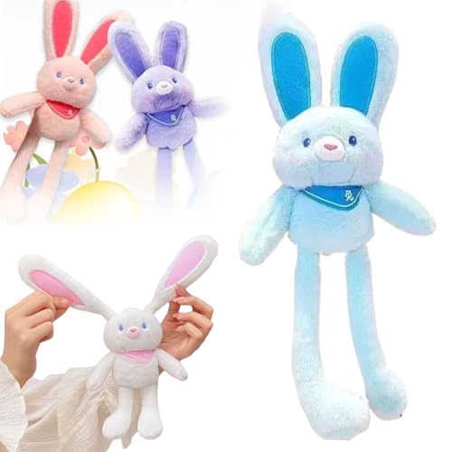 Pull Up Rabbit Plush Toys, 30.0 cm Interactive Easterbunny Stuffed Animal with Pull-Out Ears and Legs, Easter Bunny Pull-Up Toys, Easter Stuffed Rabbit Toy, Pull-Out Funny Interactive Bunny Toy Pull Up Rabbit Plush Toys, 30.0 cm Interactive Easterbunny Stuffed Animal with Pull-Out Ears and Legs, Easter Bunny Pull-Up Toys, Easter Stuffed Rabbit Toy, Pull-Out Funny Interactive Bunny Toy von Generic