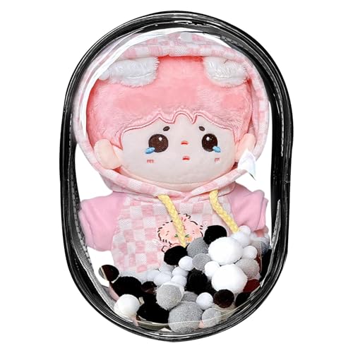 Puppen-Aufbewahrungstasche – Puppen-Vitrine für die Aufbewahrung von Figuren – kleine Puppentasche, dicke multifunktionale Figuren und Puppen-Tragetasche, für Parkausflüge und Reisen, Schwarz, Refer Puppen-Aufbewahrungstasche – Puppen-Vitrine für die Aufbewahrung von Figuren – kleine Puppentasche, dicke multifunktionale Figuren und Puppen-Tragetasche, für Parkausflüge und Reisen, Schwarz, Refer von Generic