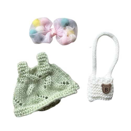 Puppen Outfit Set für 17 cm Große Puppen mit Zubehör Und Schlüsselanhänger, Style A von Generic