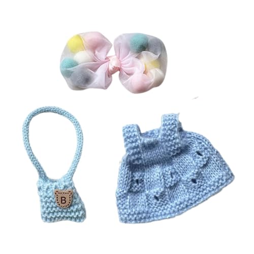 Puppen Outfit Set für 17 cm Große Puppen mit Zubehör Und Schlüsselanhänger, Style B von Generic