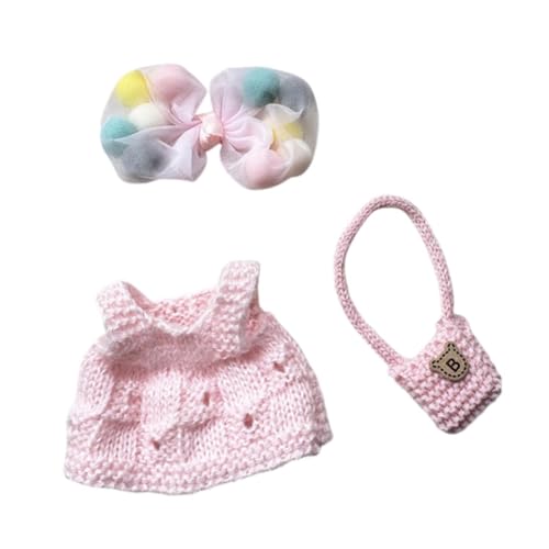 Puppen Outfit Set für 17 cm Große Puppen mit Zubehör Und Schlüsselanhänger, Style D von Generic