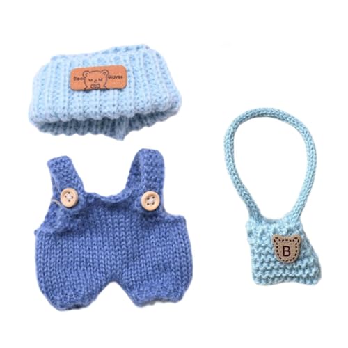 Puppen Outfit Set für 17 cm Große Puppen mit Zubehör Und Schlüsselanhänger, Style O von Generic