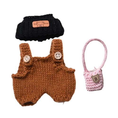 Puppen Outfit Set für 17 cm Große Puppen mit Zubehör Und Schlüsselanhänger, Style P von Generic