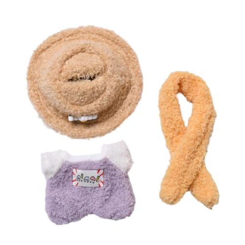 Puppenanzug, DIY Puppenaccessoires, Kostümartikel für Puppen von 15–17 cm, Geschenke zu Halloween Und Neujahr, Lila mit Hut Puppenanzug, DIY Puppenaccessoires, Kostümartikel für Puppen von 15–17 cm, Geschenke zu Halloween Und Neujahr, Lila mit Hut von Generic