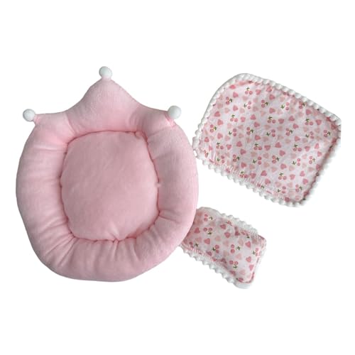 Generic Puppenbettwäsche-Zubehör-Set, Lernspielzeug, Rollenspiel-Matratzen-Set für 6-Zoll-Puppen, Rosa Generic Puppenbettwäsche-Zubehör-Set, Lernspielzeug, Rollenspiel-Matratzen-Set für 6-Zoll-Puppen, Rosa von Generic