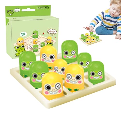 Puppenbrettspiel, Spiel für Kinder, interaktive TAC Toe-Spiele mit stapelbaren Bechern, Puzzle, Denktraining, Brettspiele, Wettkampfspielzeug für Puppenbrettspiel, Spiel für Kinder, interaktive TAC Toe-Spiele mit stapelbaren Bechern, Puzzle, Denktraining, Brettspiele, Wettkampfspielzeug für von Generic