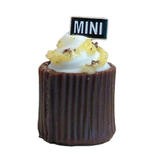 Puppenhäuser Kleiner Cupcake-Halter, Schokoladen-Stile, Bastelbedarf für Küchendekoration oder handgefertigte Geschenke für den täglichen Gebrauch von Generic
