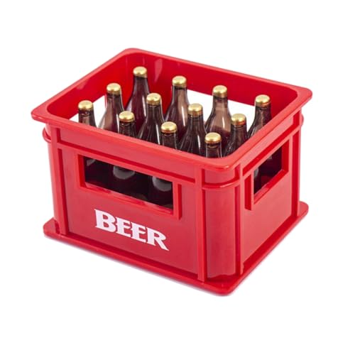 Puppenhäuser Miniatur-Biergetränke-Set mit Kiste im Maßstab 1:12, Puppenhäuser für Bastelprojekte und Modell-Enthusiasten Puppenhäuser Miniatur-Biergetränke-Set mit Kiste im Maßstab 1:12, Puppenhäuser für Bastelprojekte und Modell-Enthusiasten von Generic