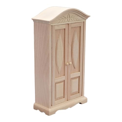 Puppenhäuser im Maßstab 1:12, Miniaturmöbel, Holz, Kleiderschrank, Puppenhäuser, Dekorationen, Zubehör für Puppenhäuser, Dekorationen Puppenhäuser im Maßstab 1:12, Miniaturmöbel, Holz, Kleiderschrank, Puppenhäuser, Dekorationen, Zubehör für Puppenhäuser, Dekorationen von Generic