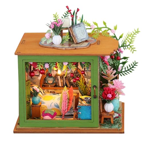 Puppenhaus-Kits für Erwachsene, Miniatur-Kit | Miniatur-Raummodell-Kits | Puppenhaus-Baukasten, Lern- und Lernspielzeug, Simuac-Spielzeug Puppenhaus-Kits für Erwachsene, Miniatur-Kit | Miniatur-Raummodell-Kits | Puppenhaus-Baukasten, Lern- und Lernspielzeug, Simuac-Spielzeug von Generic