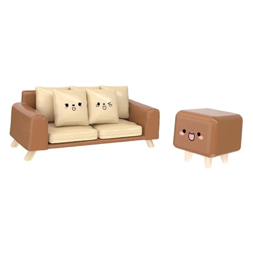 Puppenhaus Sofa, Mikro Landschaften, Heimdekoration für Puppenhäuser Im Maßstab 1:6 Und 1:12 Puppenhaus Sofa, Mikro Landschaften, Heimdekoration für Puppenhäuser Im Maßstab 1:6 Und 1:12 von Generic