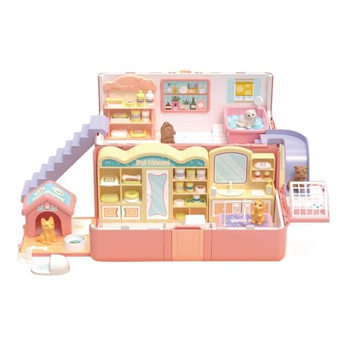 Puppenhaus Spielzeug Spielset mit Zubehör für Kleinkinder, Mädchen Ab 3, 4, 5, 6, 7 Und 8 Jahren Puppenhaus Spielzeug Spielset mit Zubehör für Kleinkinder, Mädchen Ab 3, 4, 5, 6, 7 Und 8 Jahren von Generic