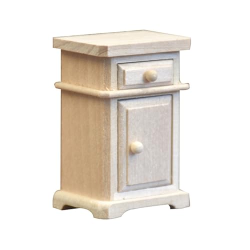 Puppenhaus Zakka Modell Realistische Puppenhäuser Nachttisch Realistisch Spielen Betttisch Realistisch 1:12 Modell Kleine Größe Spielzeug von Generic
