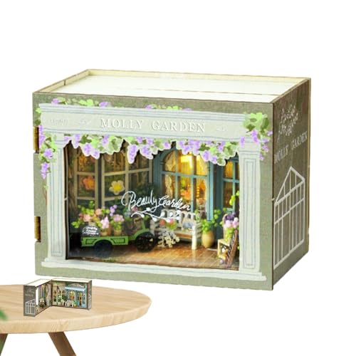 Puppenhaus aus Holz, Modellbausätze, Basteln, Idee, Miniaturhaus, Puppenhaus aus Holz, realistisch und robust, für Familien, Freunde und Kinder Puppenhaus aus Holz, Modellbausätze, Basteln, Idee, Miniaturhaus, Puppenhaus aus Holz, realistisch und robust, für Familien, Freunde und Kinder von Generic