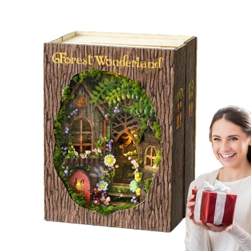 Puppenhausmodell | Modellbausätze zum Basteln, Idee eines Miniaturhauses | Puppenhaus aus realistischem und robustem Holz für Familien, Freunde und Kinder Puppenhausmodell | Modellbausätze zum Basteln, Idee eines Miniaturhauses | Puppenhaus aus realistischem und robustem Holz für Familien, Freunde und Kinder von Generic