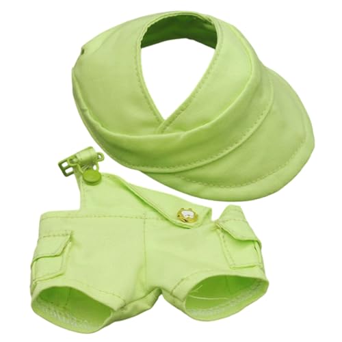 Puppenkleidungs-Outfit für 17 cm große Puppen, modisches Ankleidekostüm-Set, weiches Stoff-Puppenzubehör für Mädchen und Kinder, Rollenspiele Vzm406 (Beige, 17X6cm) von Generic