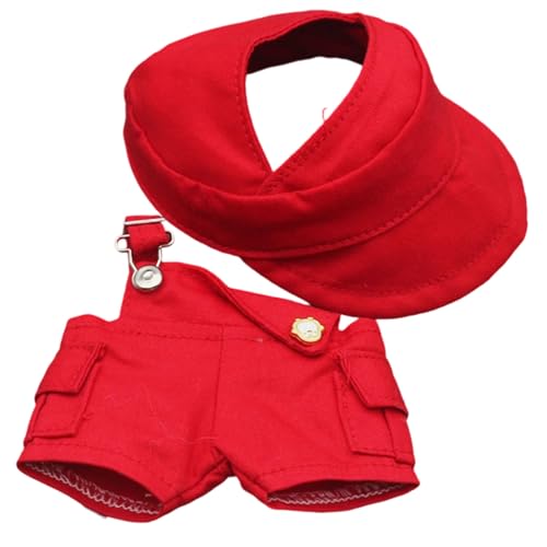 Puppenkleidungs-Outfit für 17 cm große Puppen, modisches Ankleidekostüm-Set, weiches Stoff-Puppenzubehör für Mädchen und Kinder, Rollenspiele Vzm406 (Light Gray2, 17X6cm) von Generic