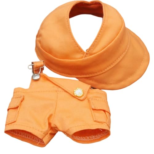 Puppenkleidungs-Outfit für 17 cm große Puppen, modisches Ankleidekostüm-Set, weiches Stoff-Puppenzubehör für Mädchen und Kinder, Rollenspiele Vzm406 (White1, 17X6cm) von Generic